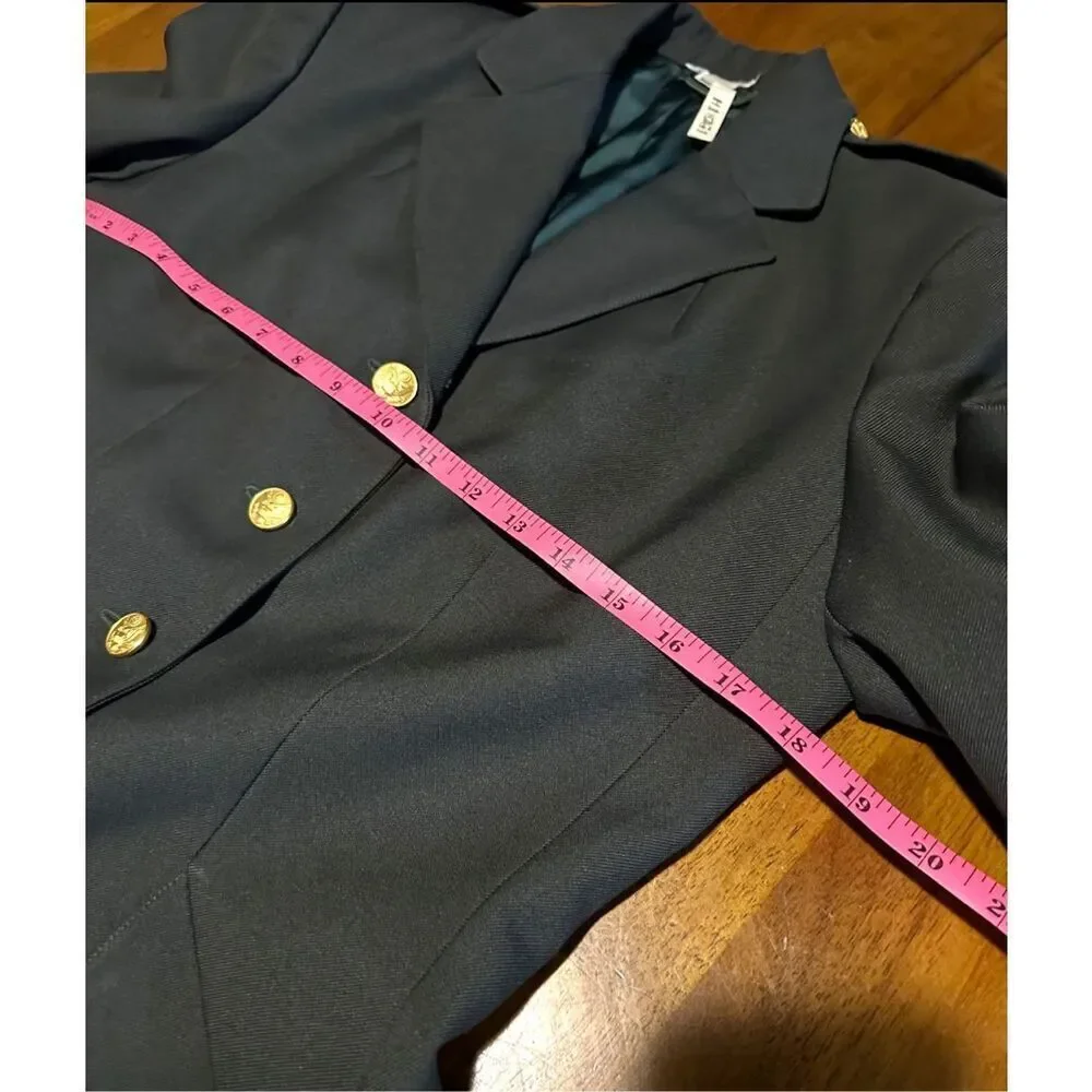 Vintage Army DC National Guard Women’s Official Blazer Jacket Size 12 Regular - Picture 10 of 12